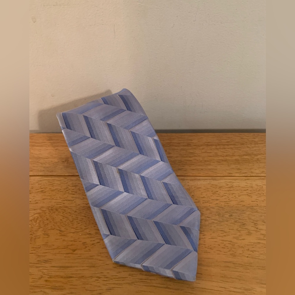 Savile Row 100% Imported Silk Blue Tie